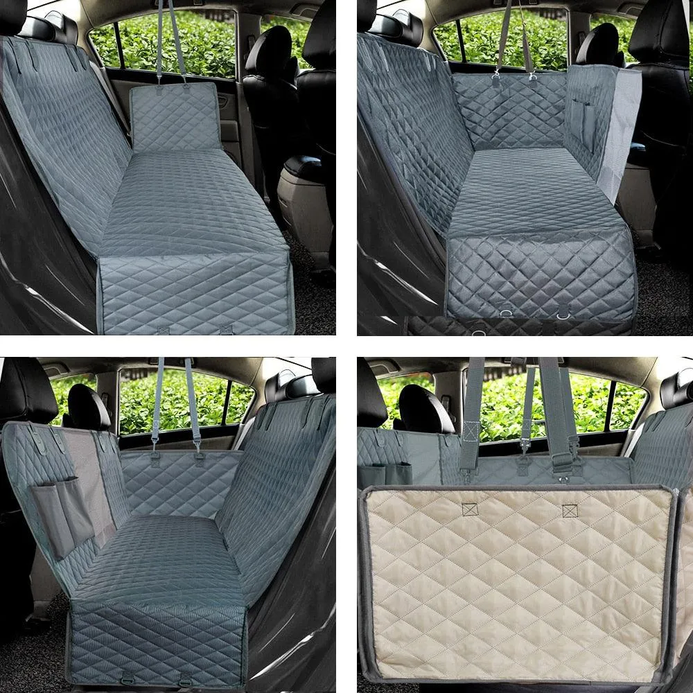 PETRAVEL Dog Car Seat Cover - Waterproof and Convenient Travel Solution for Your Furry Friend